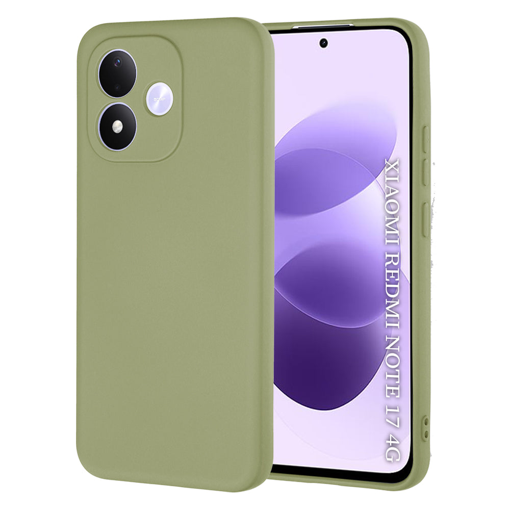 Puzdro na Xiaomi Redmi Note 17 4G / Note 17 5G, Techsuit, SoftFlex, Matcha