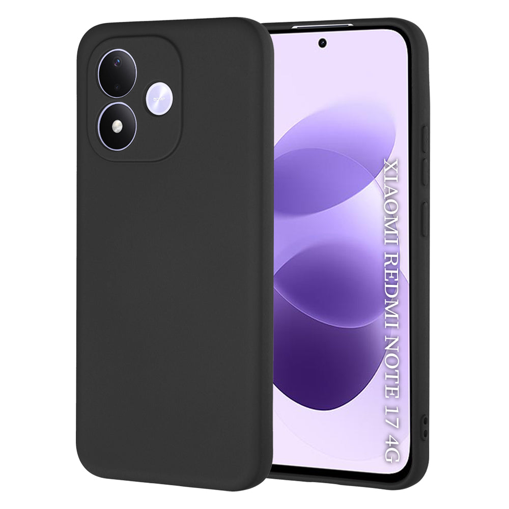 Puzdro pre Xiaomi Redmi Note 17 4G / Note 17 5G, Techsuit, SoftFlex, Čierna