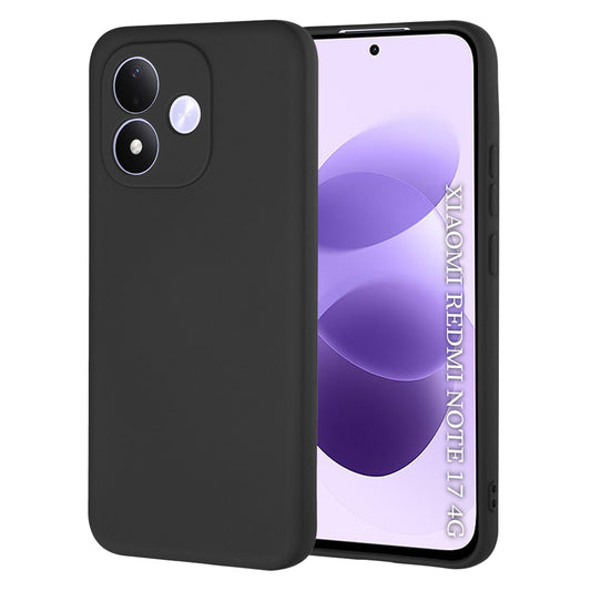 Puzdro pre Xiaomi Redmi Note 17 4G / Note 17 5G, Techsuit, SoftFlex, Čierna