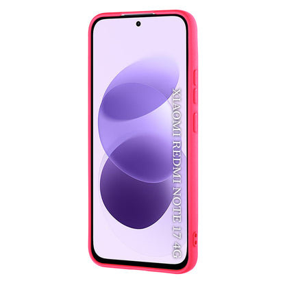 Puzdro pre Xiaomi Redmi Note 17 4G / Note 17 5G, Techsuit, SoftFlex, tmavoružové