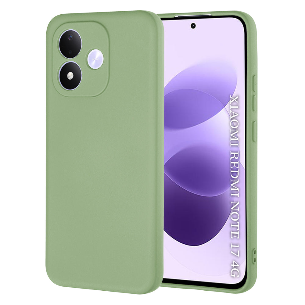 Puzdro pre Xiaomi Redmi Note 17 4G / Note 17 5G, Techsuit, SoftFlex, svetlozelené
