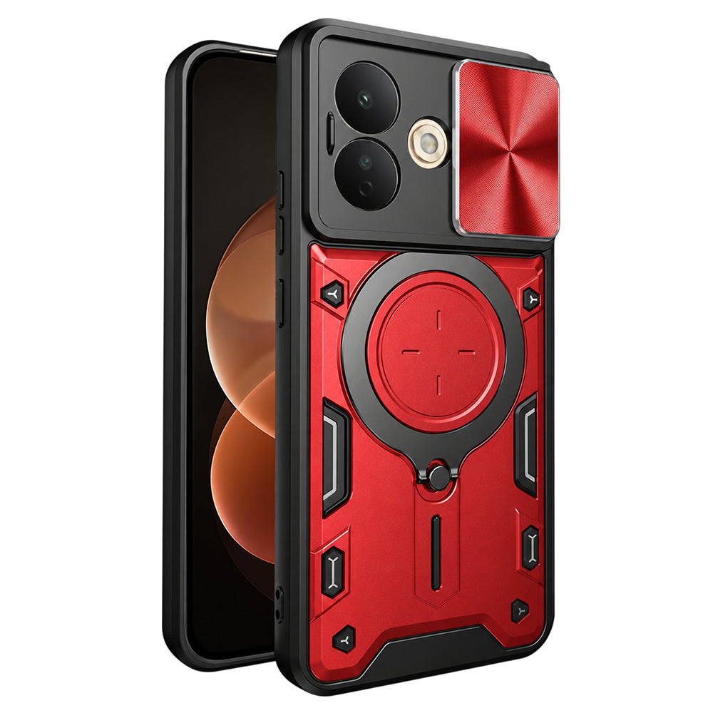 Puzdro na Xiaomi Redmi Note 17 Pro, Techsuit, CamGuard Pro, červené