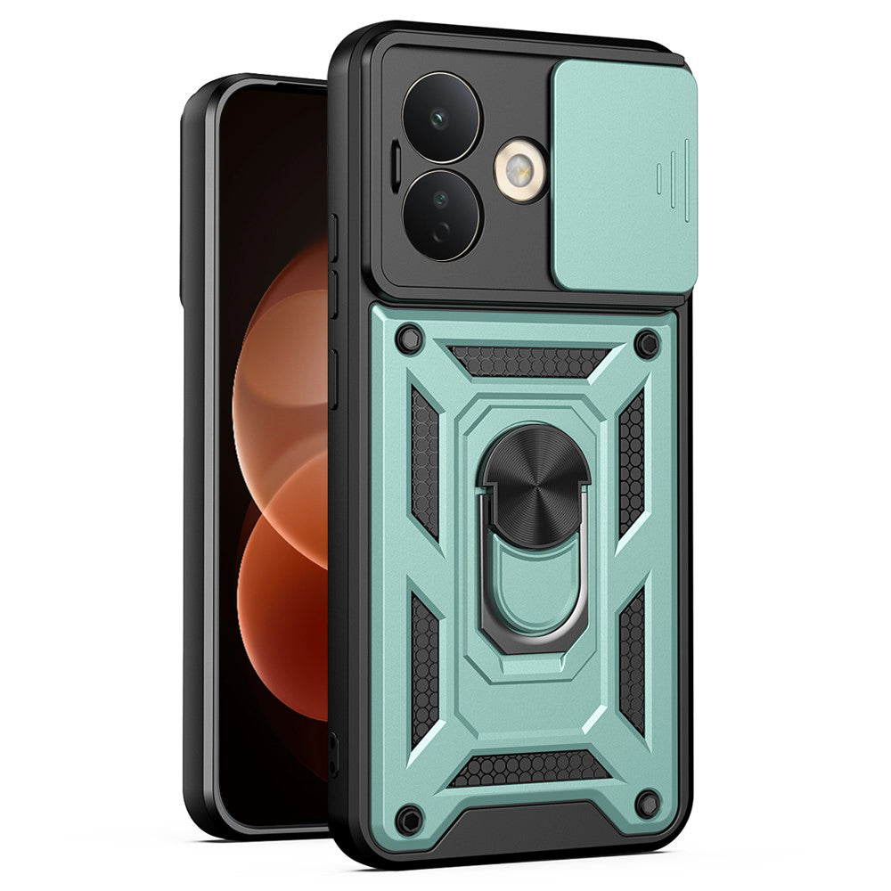 Puzdro na Xiaomi Redmi Note 17 Pro, Techsuit, CamShield, zelené
