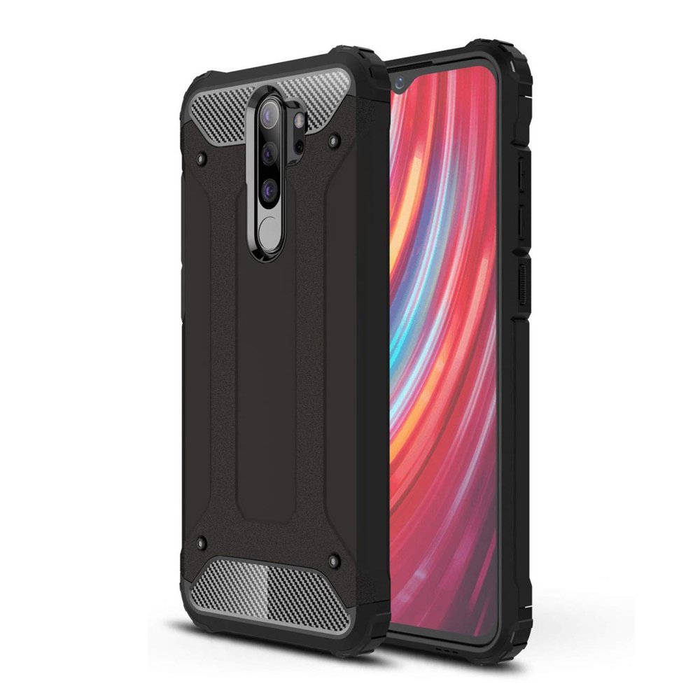 Puzdro pre Xiaomi Redmi Note 8 Pro, Techsuit, Hybrid Armor, Čierne