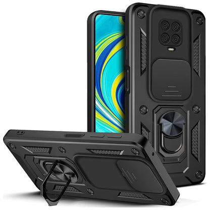 Puzdro pre Xiaomi Redmi Note 9S / Note 9 Pro / Note 9 Pro Max, Techsuit, CamShield, Čierna