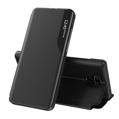 Puzdro pre Xiaomi Redmi Note 9S / Note 9 Pro / Note 9 Pro Max, Techsuit, eFold, Čierne
