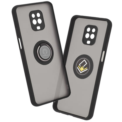 Puzdro pre Xiaomi Redmi Note 9S / Note 9 Pro / Note 9 Pro Max, Techsuit, Glinth, Čierna