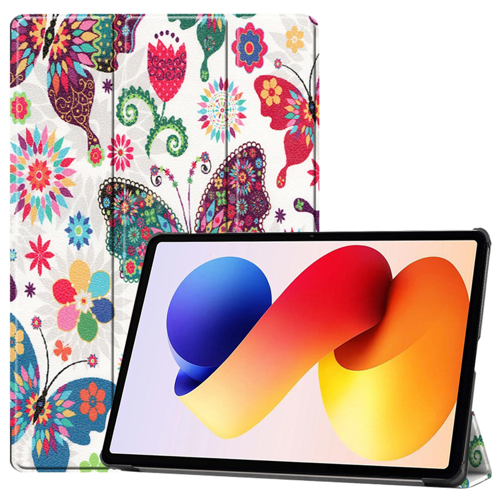 Puzdro pre Xiaomi Redmi Pad 2 Pro, Techsuit, FoldPro Butterfly, Multicolor