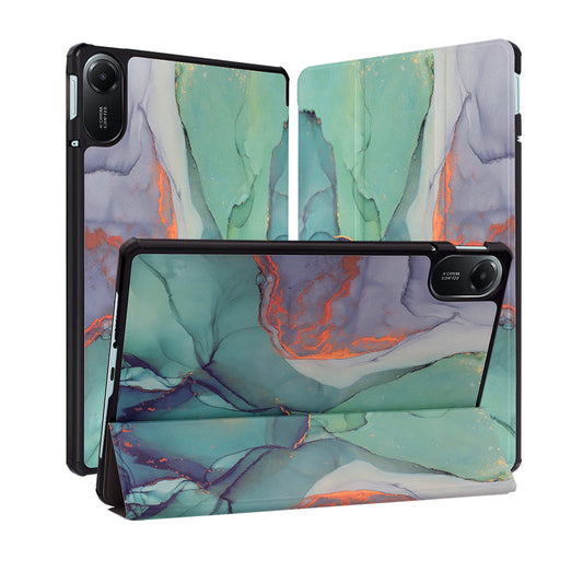 Obal na Xiaomi Redmi Pad 2, Techsuit, FoldPro Green Time, viacfarebný