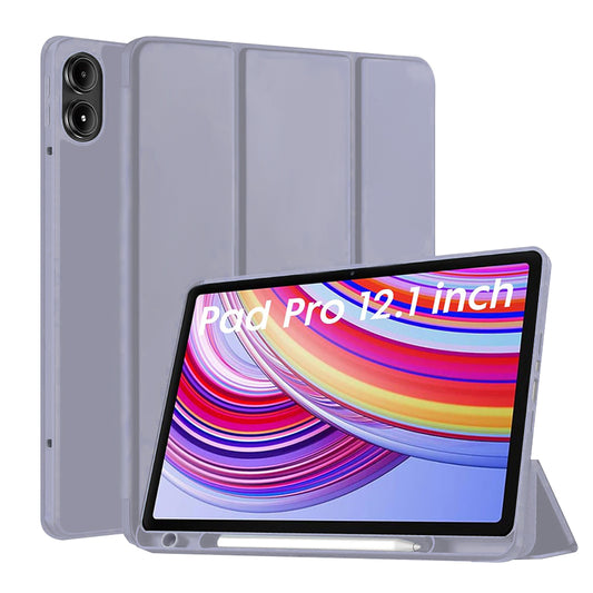 Puzdro pre Xiaomi Redmi Pad Pro / Pad / Pad Pro 5G, Techsuit, Flex Trifold, fialové