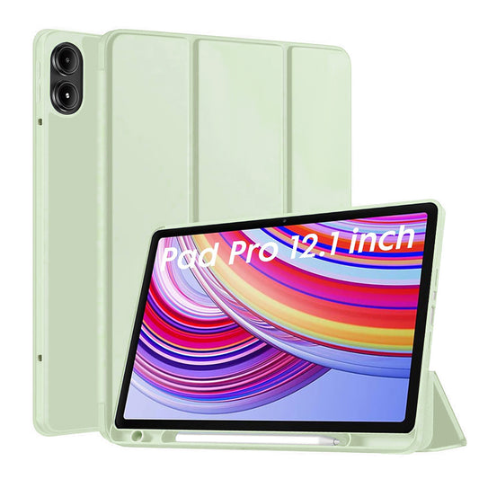 Puzdro pre Xiaomi Redmi Pad Pro / Pad / Pad Pro 5G, Techsuit, Flex Trifold, Zelená Matcha