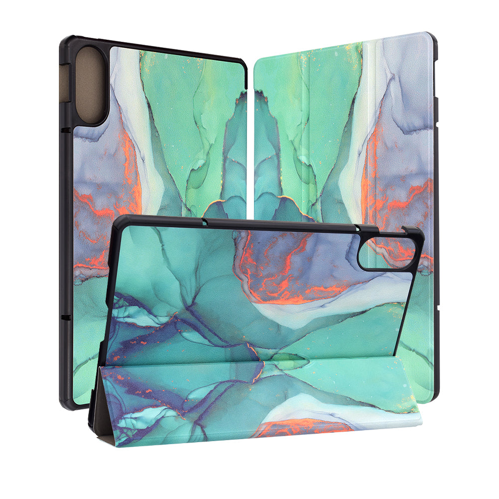 Obal na Xiaomi Redmi Pad Pro / Pad / Pad Pro 5G, Techsuit, FoldPro Green Time, viacfarebný