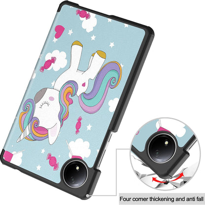 Obal na Xiaomi Redmi Pad SE 8.7, Techsuit, FoldPro Unicorn, viacfarebný