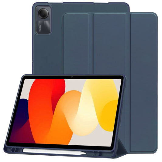Puzdro pre Xiaomi Redmi Pad SE, Techsuit, Flex Trifold, tmavomodré