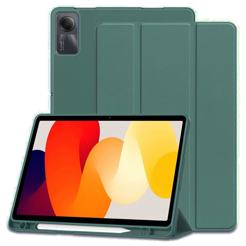 Case for Xiaomi Redmi Pad SE, Techsuit, Flex Trifold, Green