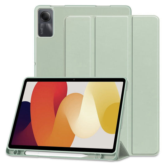 Puzdro pre Xiaomi Redmi Pad SE, Techsuit, Flex Trifold, Zelená Matcha