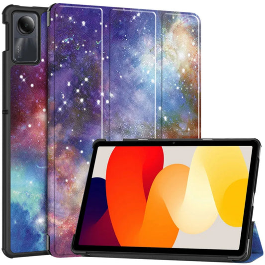 Obal na Xiaomi Redmi Pad SE, Techsuit, FoldPro Galaxy, viacfarebný