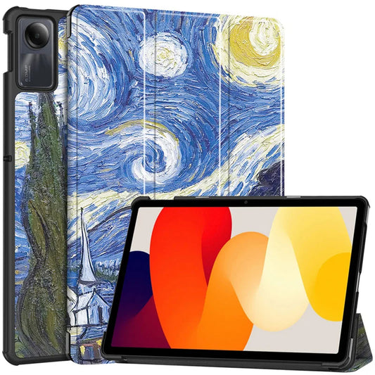 Obal na Xiaomi Redmi Pad SE, Techsuit, FoldPro Starry Night, viacfarebný