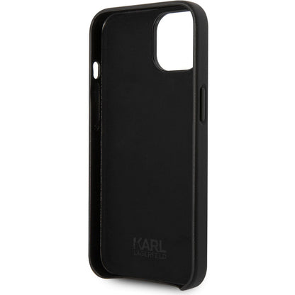 Puzdro pre Apple iPhone 14 Plus, Karl Lagerfeld, Perforated Logo, Čierne