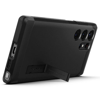 Puzdro pre Samsung Galaxy S23 Ultra S918, Spigen, Tough Armor, Čierne ACS05623