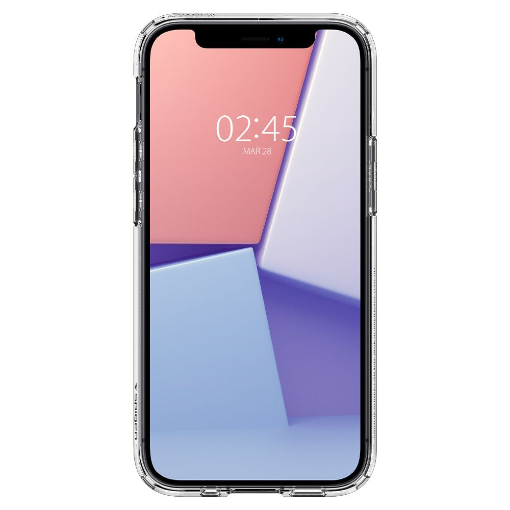 Puzdro pre Apple iPhone 12 / 12 Pro, Spigen, Ultra Hybrid, Transparentné ACS01702