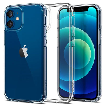 Puzdro pre Apple iPhone 12 / 12 Pro, Spigen, Ultra Hybrid, Transparentné ACS01702