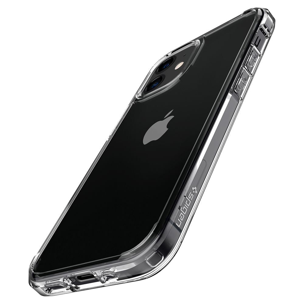 Puzdro pre Apple iPhone 12 / 12 Pro, Spigen, Ultra Hybrid, Transparentné ACS01702