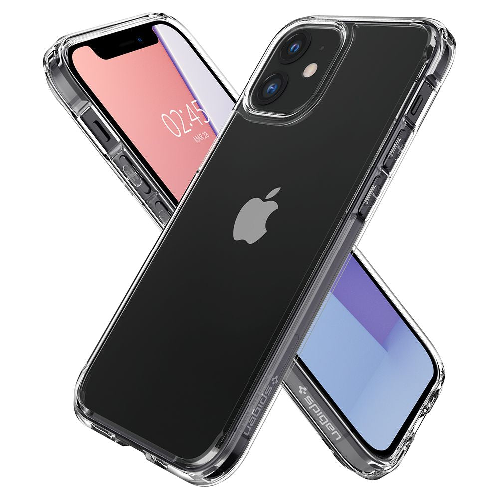 Puzdro pre Apple iPhone 12 / 12 Pro, Spigen, Ultra Hybrid, Transparentné ACS01702