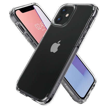 Puzdro pre Apple iPhone 12 / 12 Pro, Spigen, Ultra Hybrid, Transparentné ACS01702