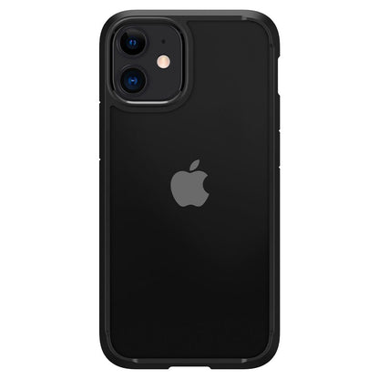 Puzdro pre Apple iPhone 12 / 12 Pro, Spigen, Ultra Hybrid, Čierne ACS01703