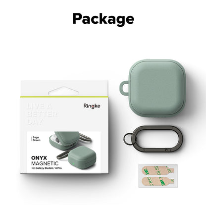 Puzdro Ringke Onyx Magnetic pre Samsung Galaxy Buds4 / Buds4 Pro, Zelené