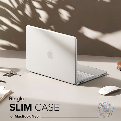 Puzdro Ringke Slim pre Apple MacBook Neo 13 palcov, matné priehľadné