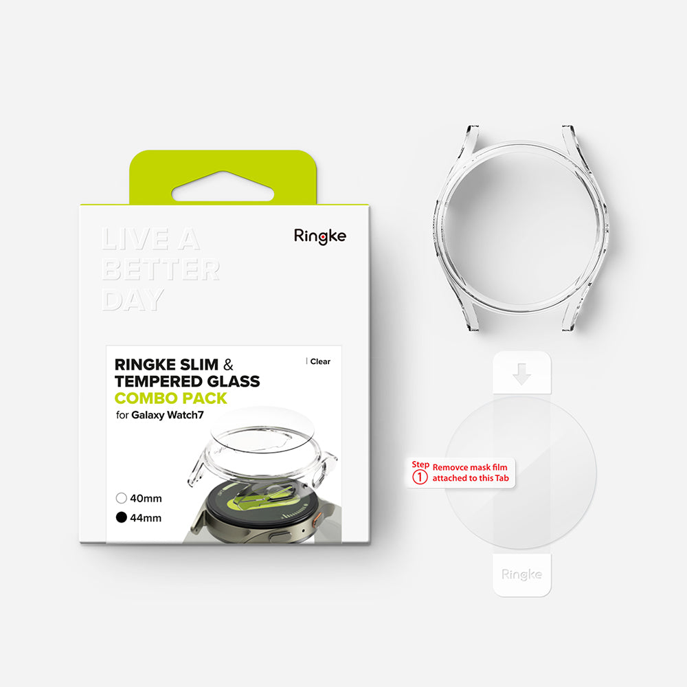 Ringke Slim Case for Samsung Galaxy Watch7 44mm, Transparent