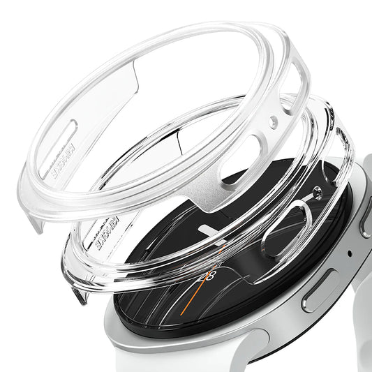 Puzdro Ringke Slim pre Samsung Galaxy Watch8 40mm, Sada 2 kusy, Priehľadné