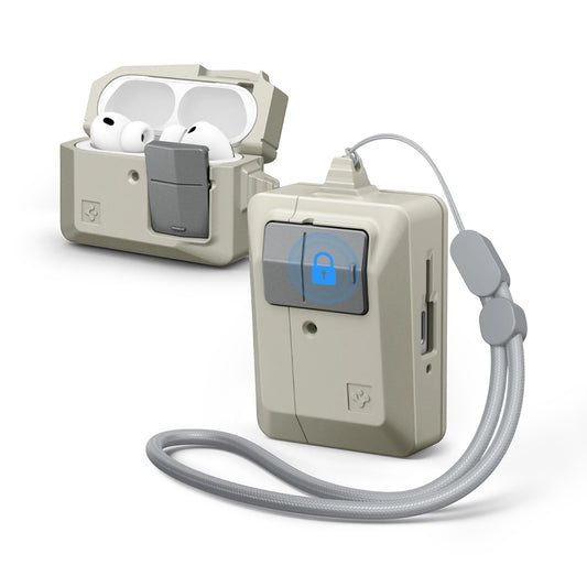Puzdro Spigen Classic LS pre Apple AirPods Pro 3, Krémové ACS10978