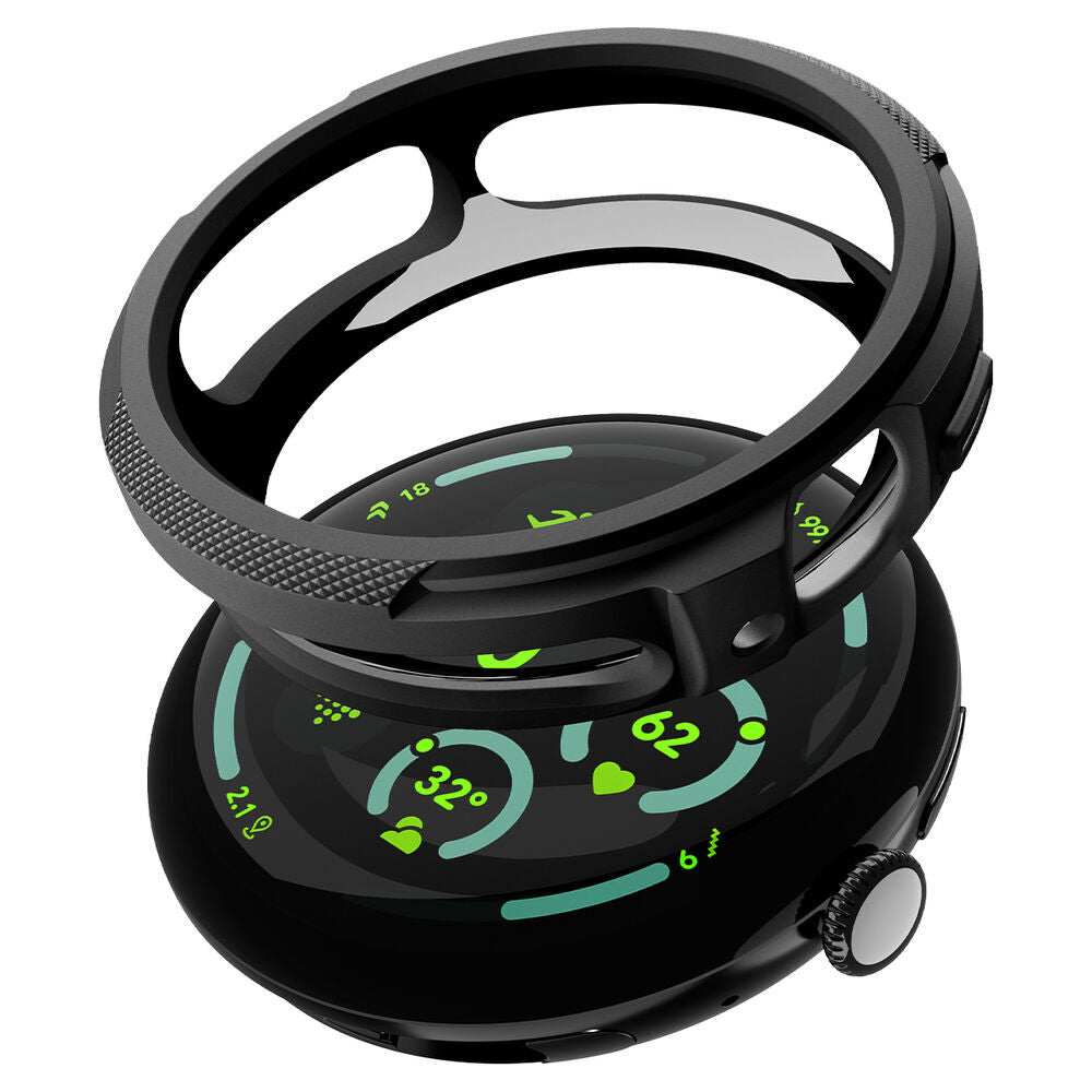 Obal Spigen Liquid Air pre Google Pixel Watch 4 41mm, Matná čierna ACS09483