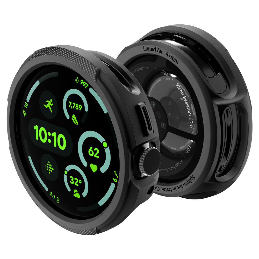 Obal Spigen Liquid Air pre Google Pixel Watch 4 41mm, Matná čierna ACS09483
