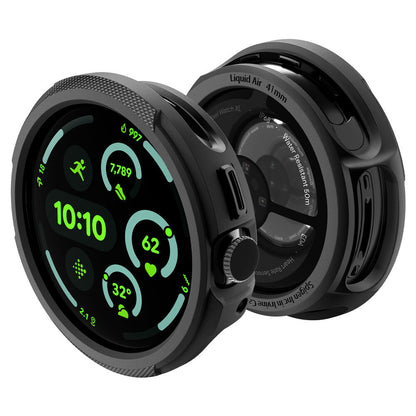 Obal Spigen Liquid Air pre Google Pixel Watch 4 41mm, Matná čierna ACS09483