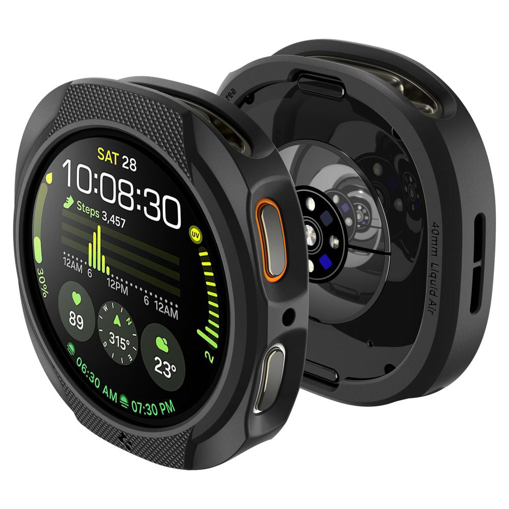 Puzdro Spigen Liquid Air pre Samsung Galaxy Watch8 40mm, Matné čierne ACS09840