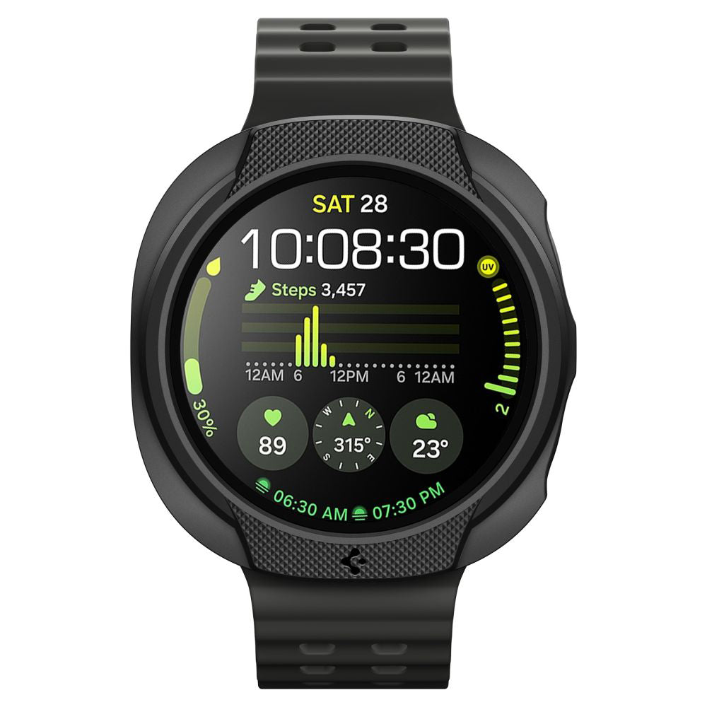 Puzdro Spigen Liquid Air pre Samsung Galaxy Watch8 40mm, Matné čierne ACS09840