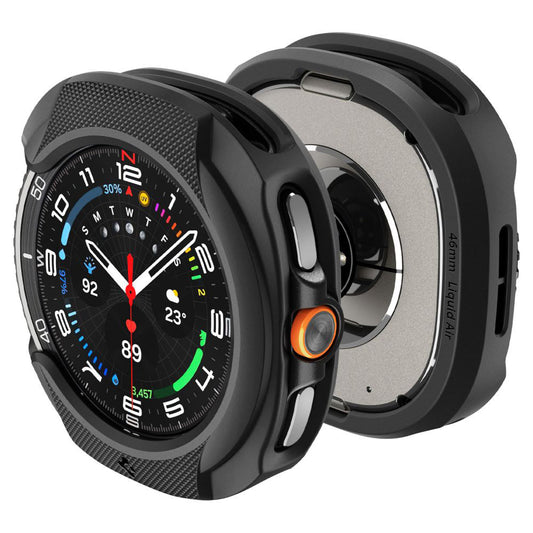 Puzdro Spigen Liquid Air pre Samsung Galaxy Watch8 Classic, Matné čierne ACS09841