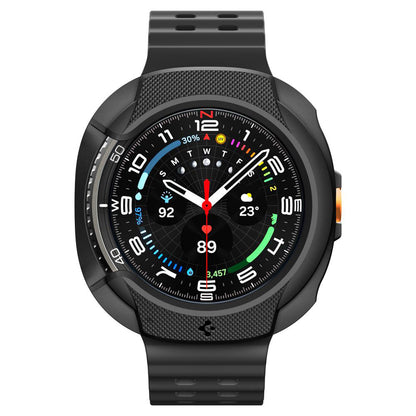 Puzdro Spigen Liquid Air pre Samsung Galaxy Watch8 Classic, Matné čierne ACS09841