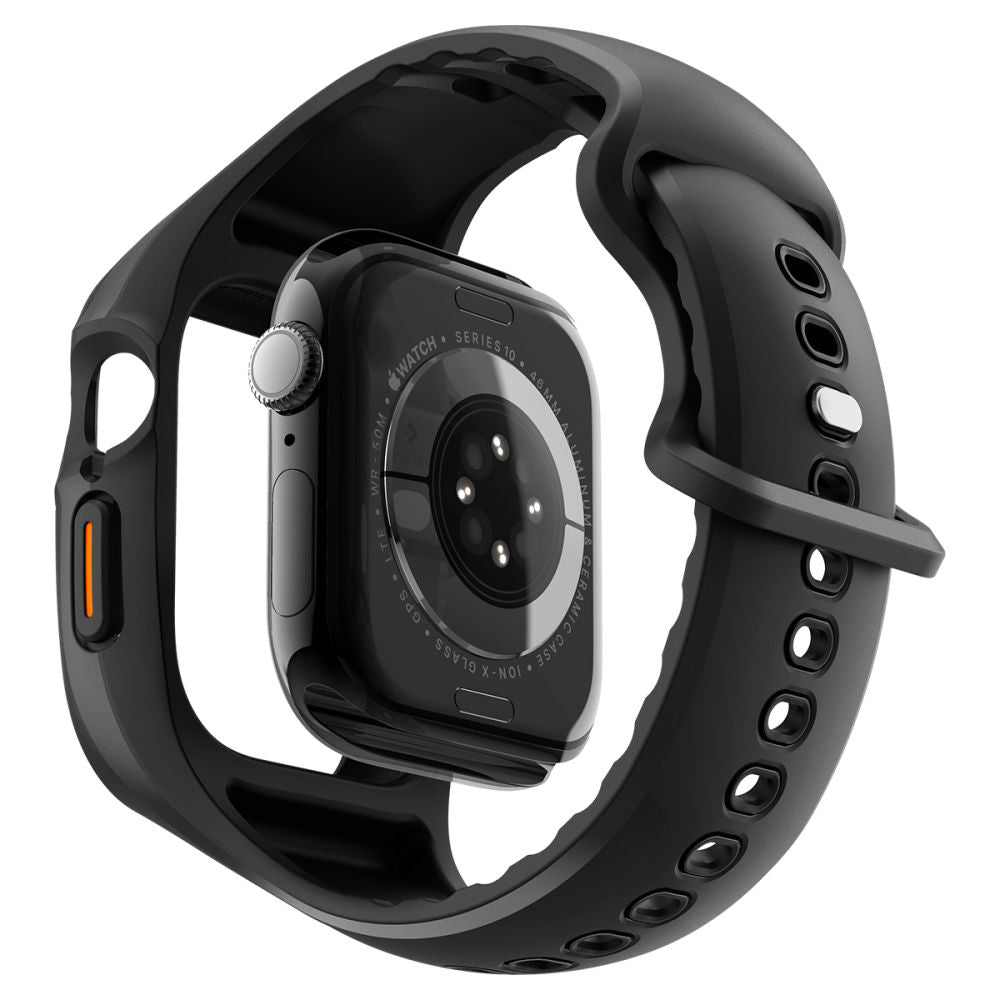 Puzdro Spigen Liquid Air Pro pre Apple Watch Series 10 / 11 46mm, Matné čierne ACS09317