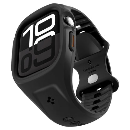 Puzdro Spigen Liquid Air Pro pre Apple Watch Series 10 / 11 46mm, Matné čierne ACS09317