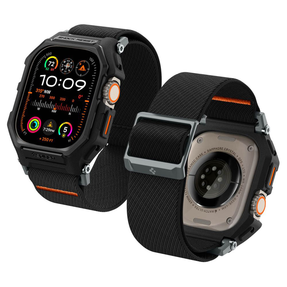 Obal Spigen Lite Fit Pro pre Apple Watch Ultra Series, Matná čierna ACS07104