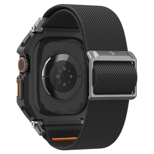 Puzdro Spigen Lite Fit Pro s ochrannou fóliou pre Apple Watch Ultra Series, matná čierna ACS11415