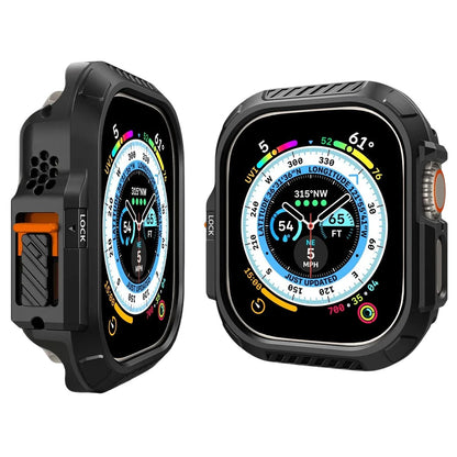 Spigen Lock Fit Case for Apple Watch Ultra Series, Matte Black ACS06208