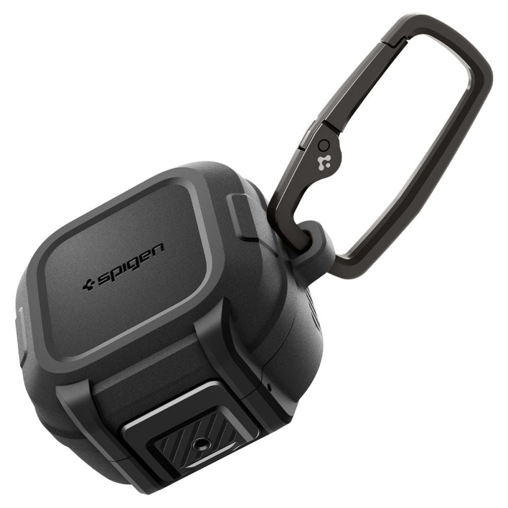 Puzdro Spigen Lock Fit pre Samsung Galaxy Buds4 / Buds4 Pro, Matná Čierna ACS11202