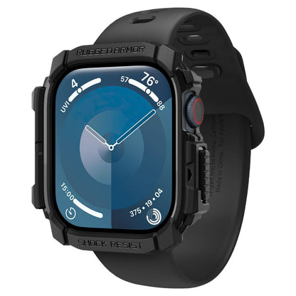 Spigen Rugged Armor Case for Apple Watch Series 10 / 11 42mm, Black ACS08585
