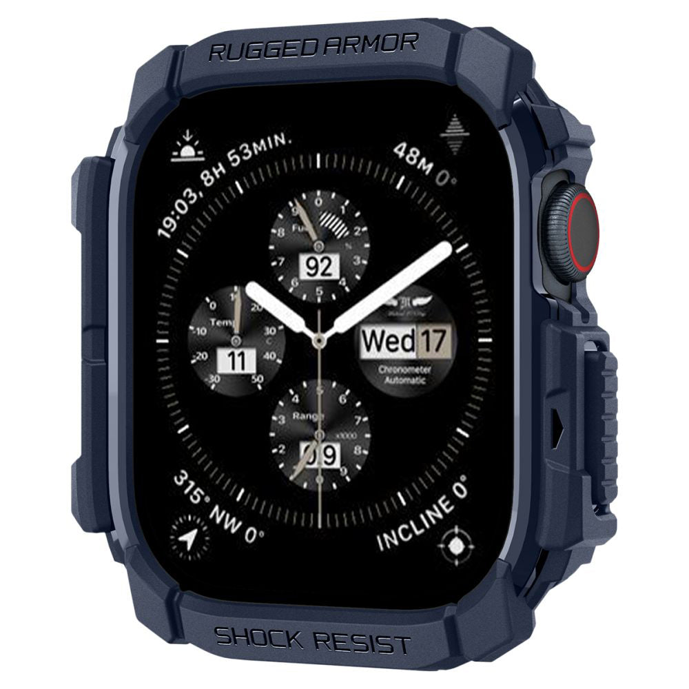 Puzdro Spigen Rugged Armor pre Apple Watch Series 10 / 11 46mm, Námornícka modrá ACS08599